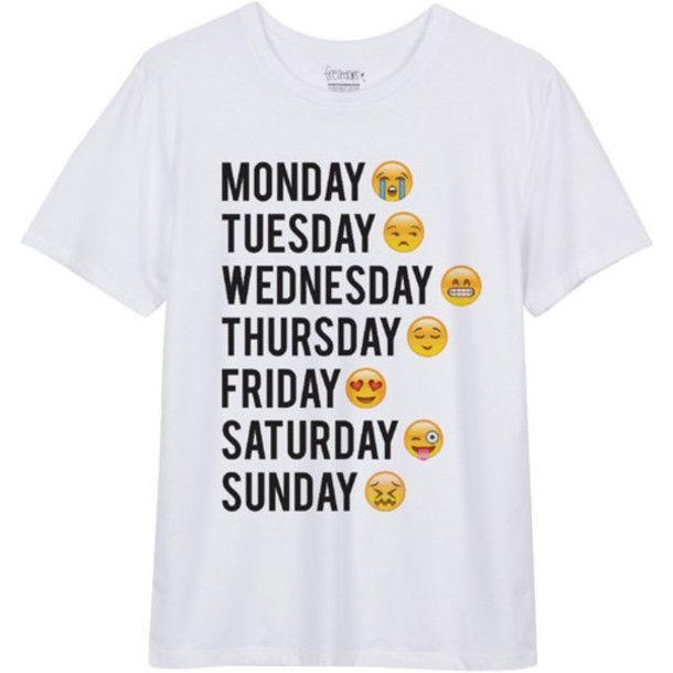 Funny Shirt Logo - t-shirt, emoji print, emoji tee, emojis crop top, funny, funny t ...