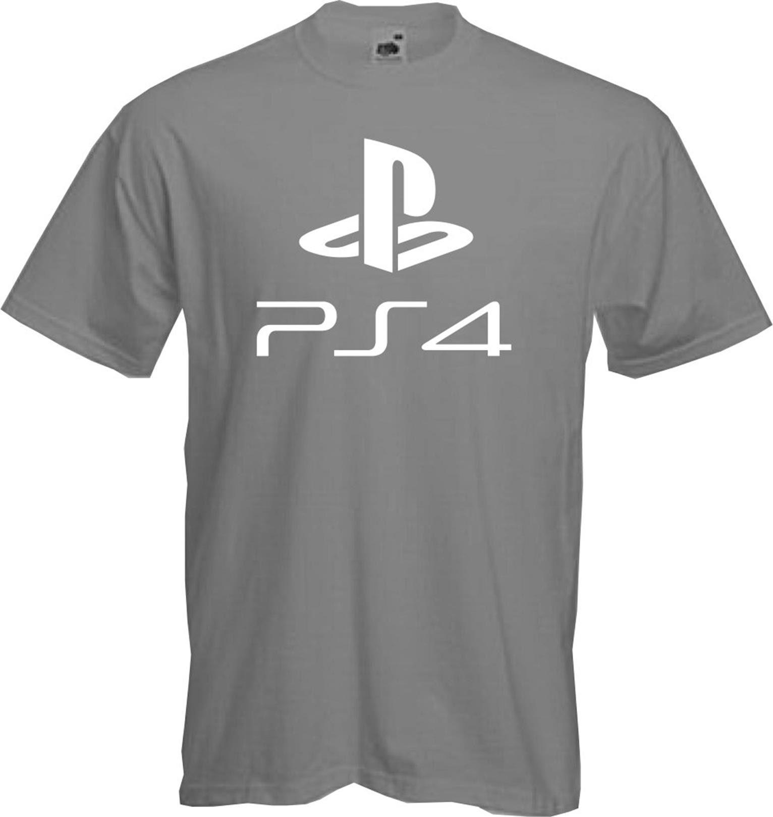 Funny Shirt Logo - Aliexpress.com : Buy PS4 PLAYSTION 4 T Shirt, Logo, Gaming, Present ...