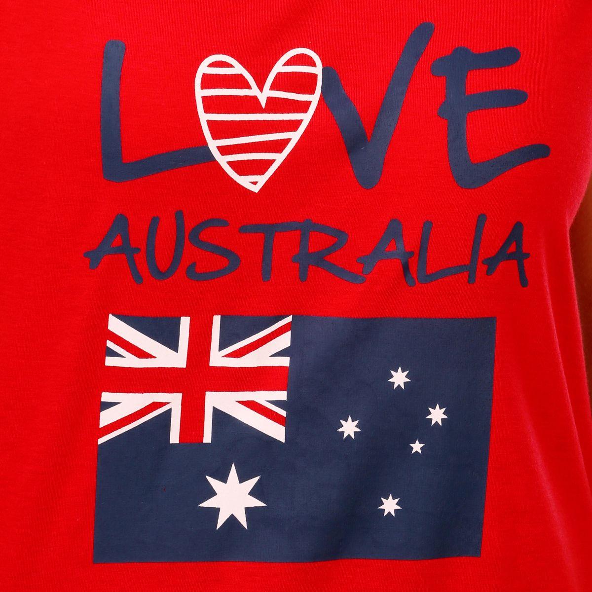 Australian Red Wave Logo - Wave Zone Women's Aussie Day Love Tee - Red | BIG W