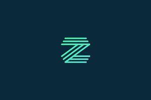 Blue Z Logo - Z logo Photo, Graphics, Fonts, Themes, Templates Creative Market
