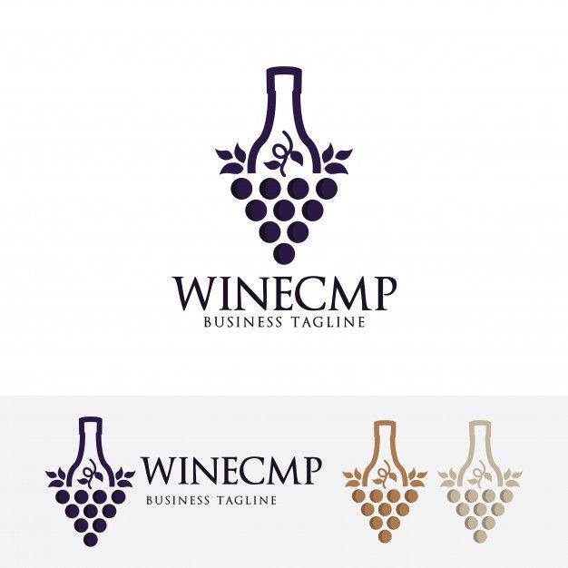 Wine Company Logo - Wine company logo template Vector