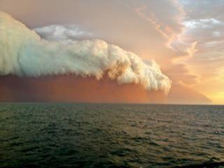 Australian Red Wave Logo - Red Wave' Dust Storm Pounds Australia