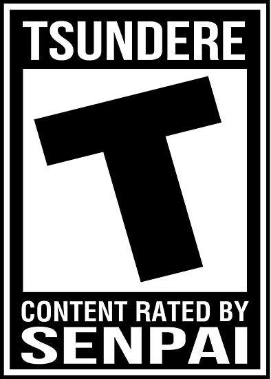 Rated T Logo - Rated T for Tsundere Photographic Prints