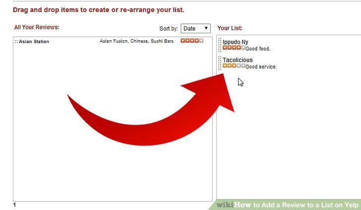 Yelp Review List Logo - How to Add a Review to a List on Yelp: 5 Steps (with Pictures)