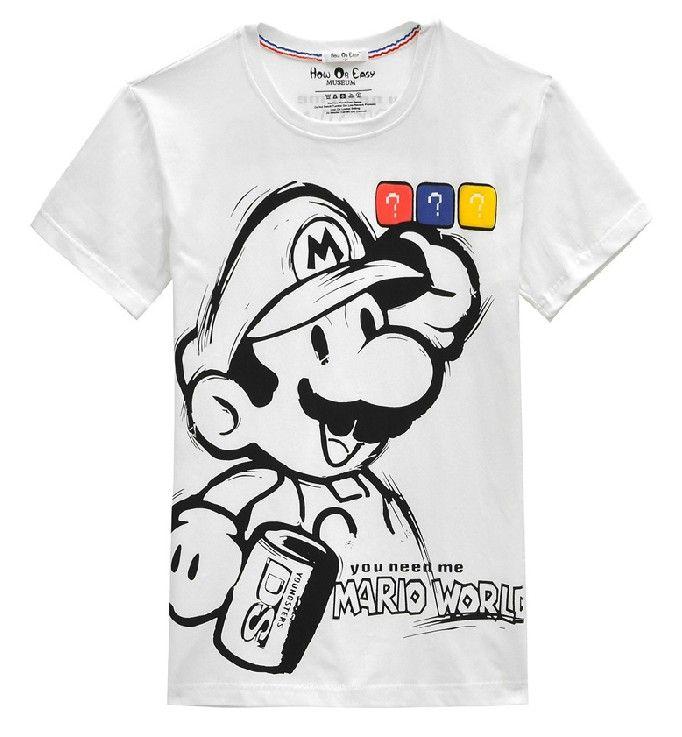 Funny Shirt Logo - Funny image Super Mario logo funny t shirt HD wallpaper