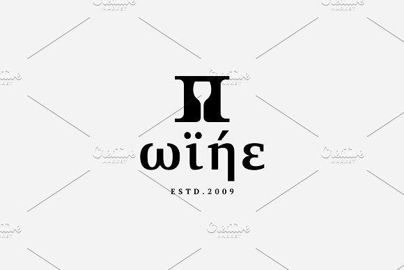 Wine Company Logo - Wine Logo. Premium Wine Company Logo ~ Logo Templates ~ Creative Market