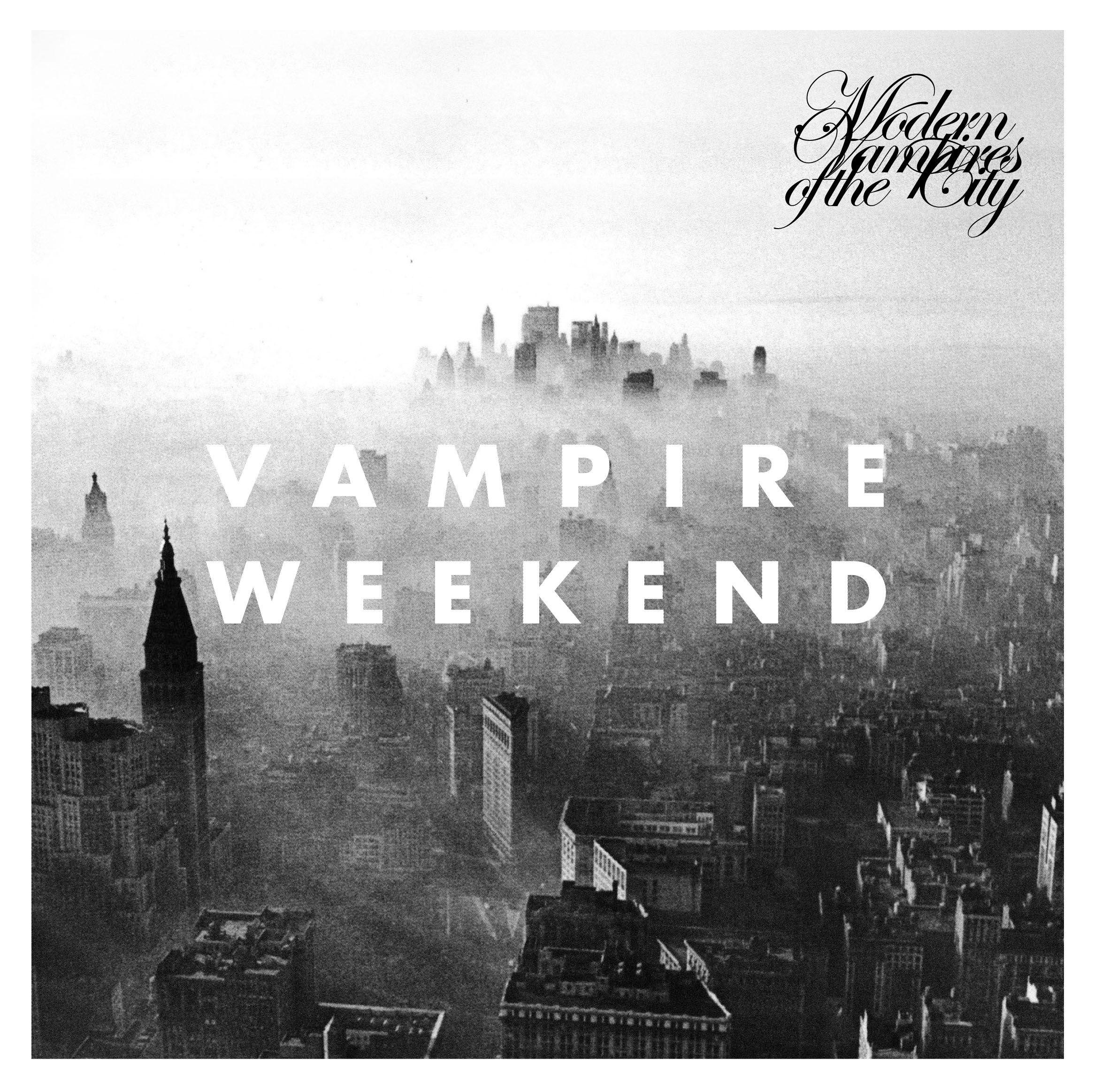 Vampire Weekend Logo - Modern Vampires of the City – Vampire Weekend - Fonts In Use