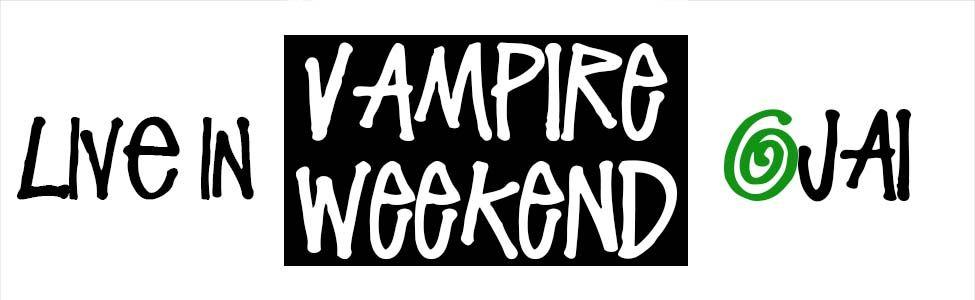 Vampire Weekend Logo - Vampire Weekend – June 16 – Libbey Bowl