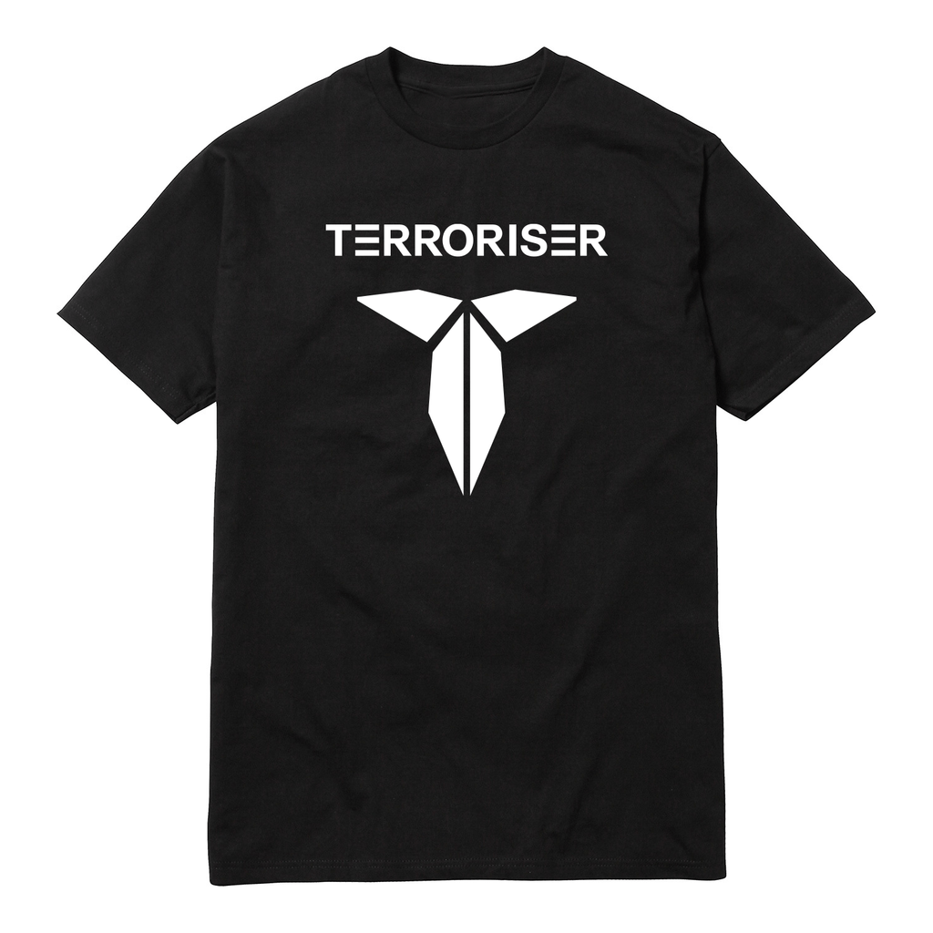 Terroriser Logo - TERRORISER™ - Black - T-Shirt | Shirts | Shirts, T shirt, Black