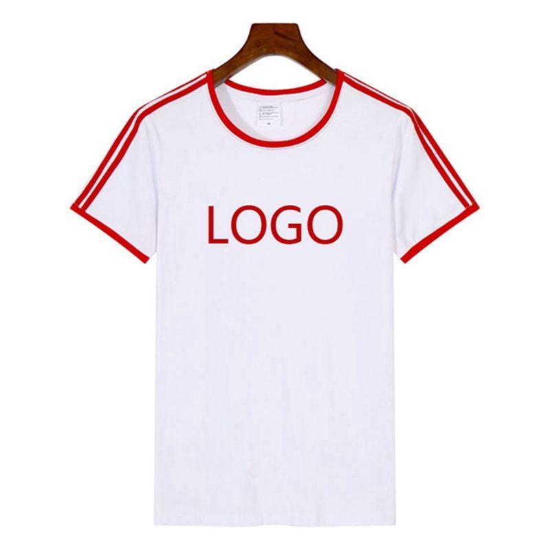 Performance Printing Logo - Custom design three stripe performance t-shirts online with logo ...