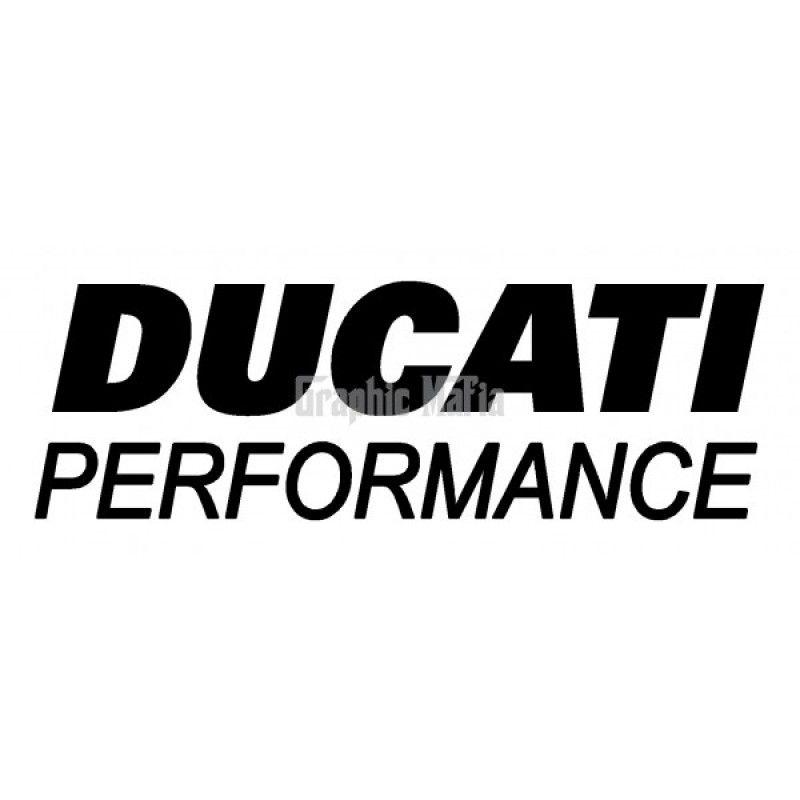 Performance Printing Logo - Ducati Performance Logo Decal 2