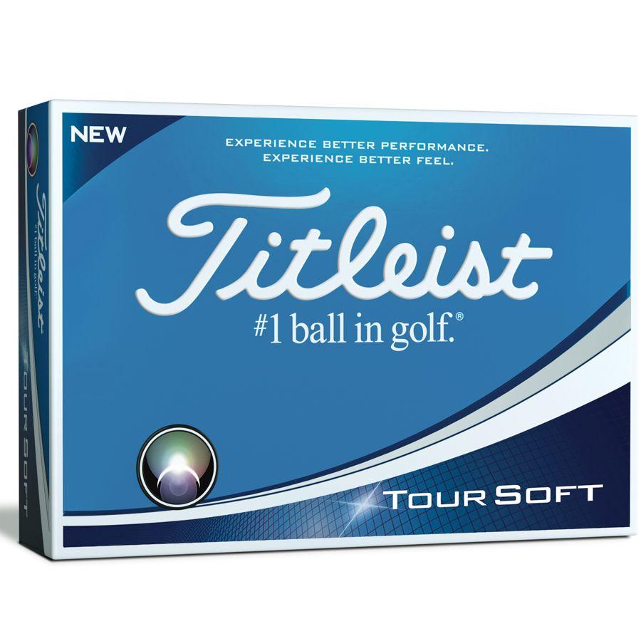 Performance Printing Logo - 2018 Titleist Tour Soft Logo Golf Balls - Colour: White (12 Doz ...