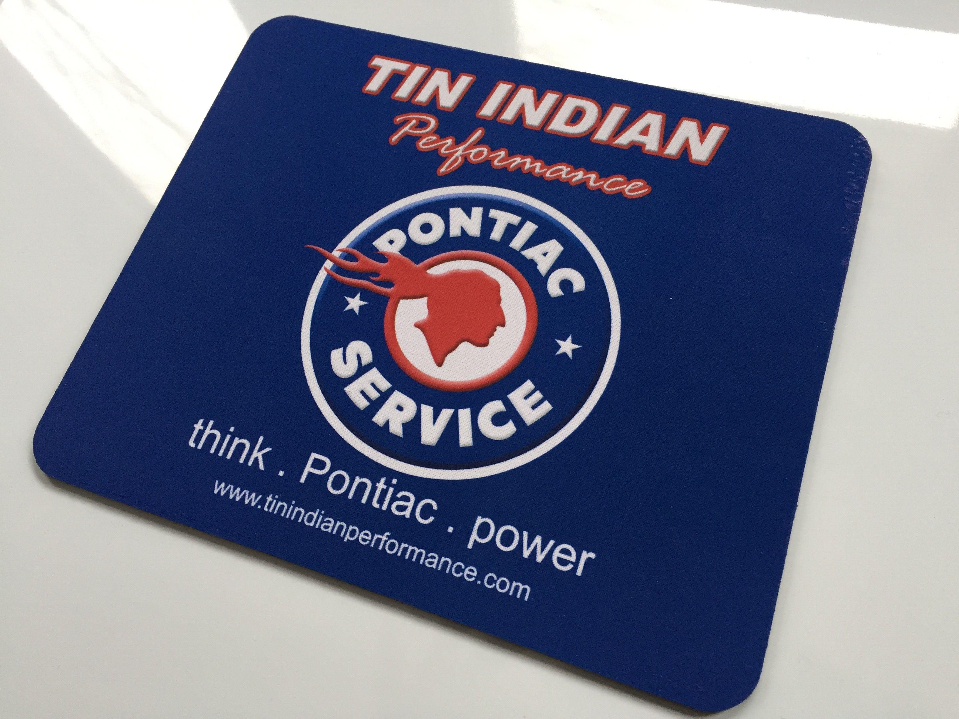 Performance Printing Logo - Tin Indian Performance Pontiac Service Logo Mouse Pad – Tin Indian ...