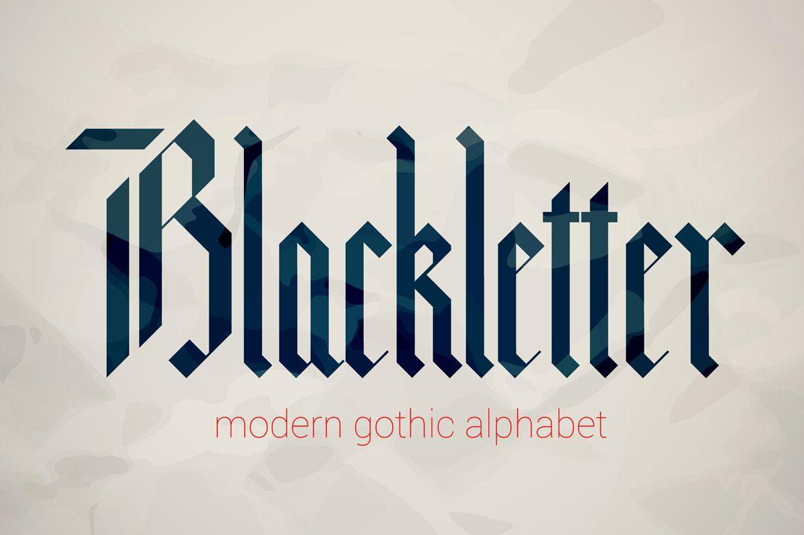 Blackletter Logo - Modern blackletter alphabet