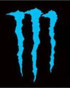 Blue Monster Logo - Free blue monster logo phone wallpaper