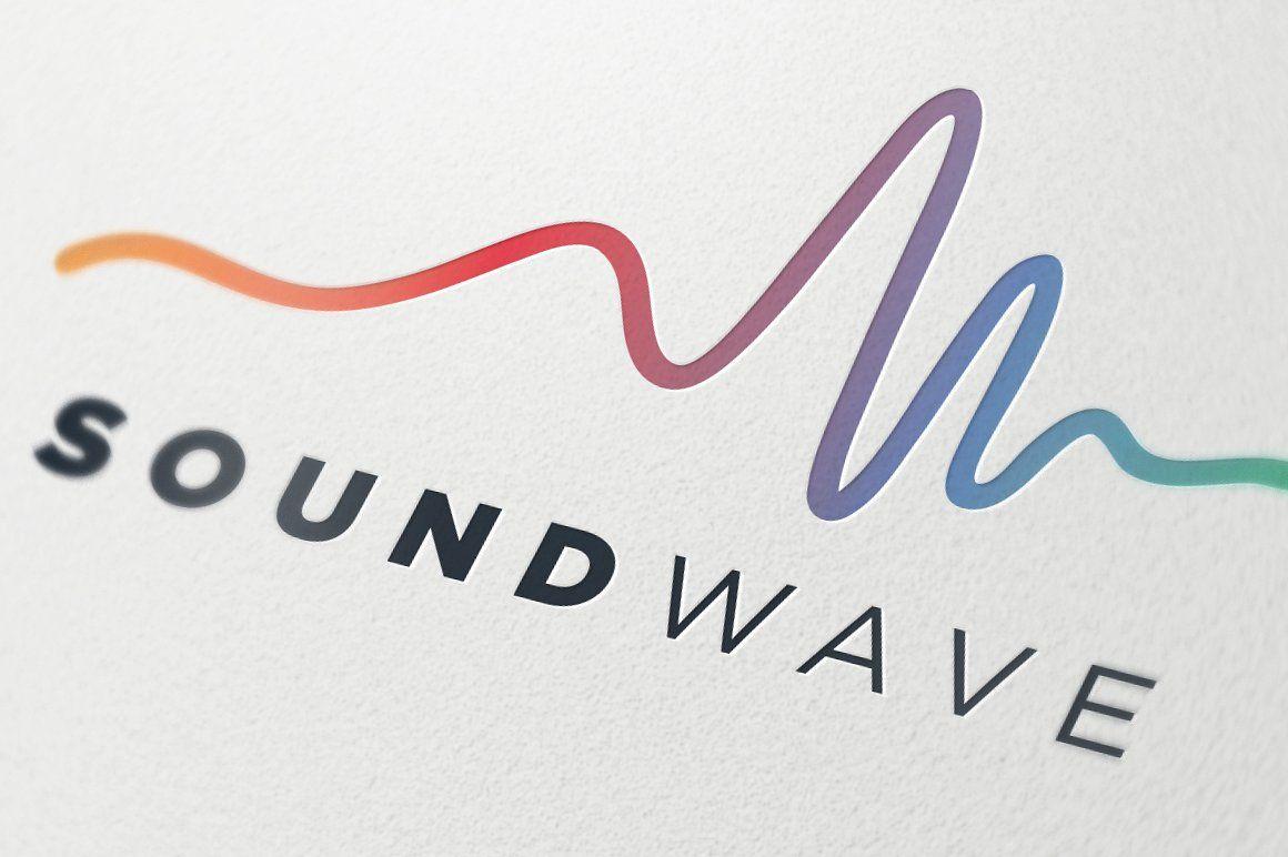 Sound Wave Logo - Sound wave logo Photos, Graphics, Fonts, Themes, Templates ...