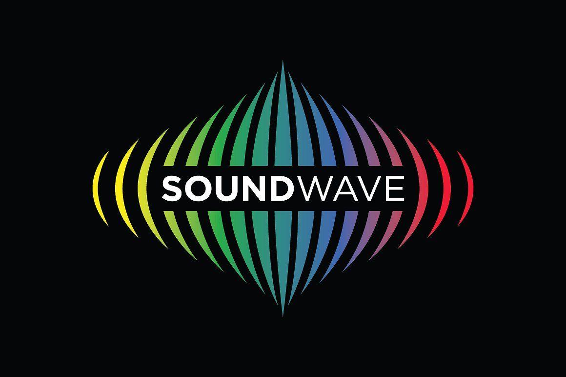 Sound Wave Logo - Music Logo concept sound wave ~ Logo Templates ~ Creative Market