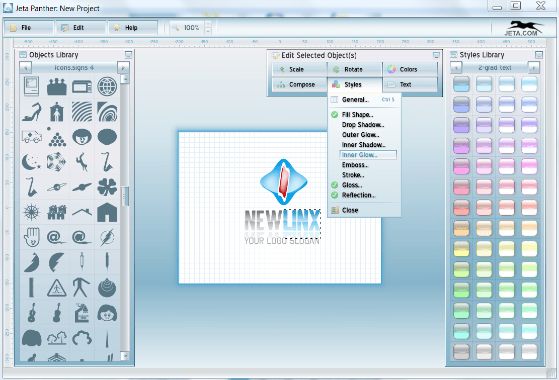 Design Your Own DJ Logo - JetA Logo Creator Logo Software