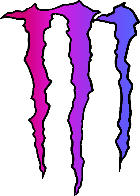 Blue Monster Logo - Pink-Purple-Blue Monster Logo by KoRn-sTaR60291 on DeviantArt