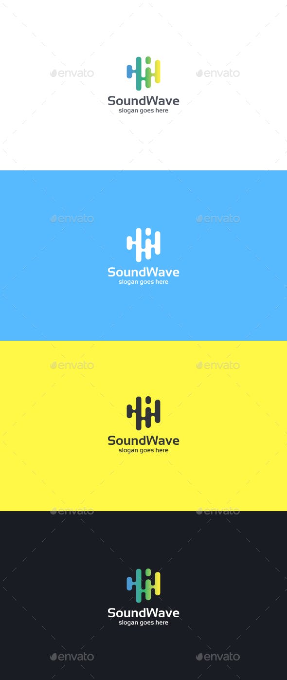 Sound Wave Logo - Sound Wave Logo Template