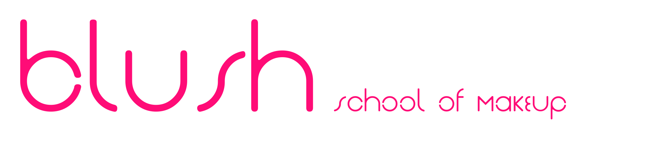 Blush Logo - Blush logo. Blush School of Makeup