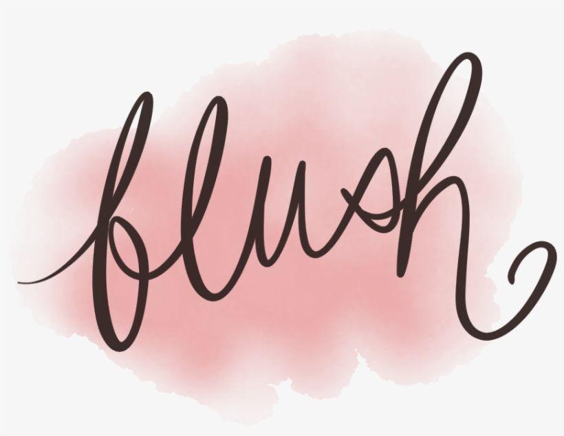 Blush Logo - Blush Makeup Artistry Logo Logo Transparent PNG