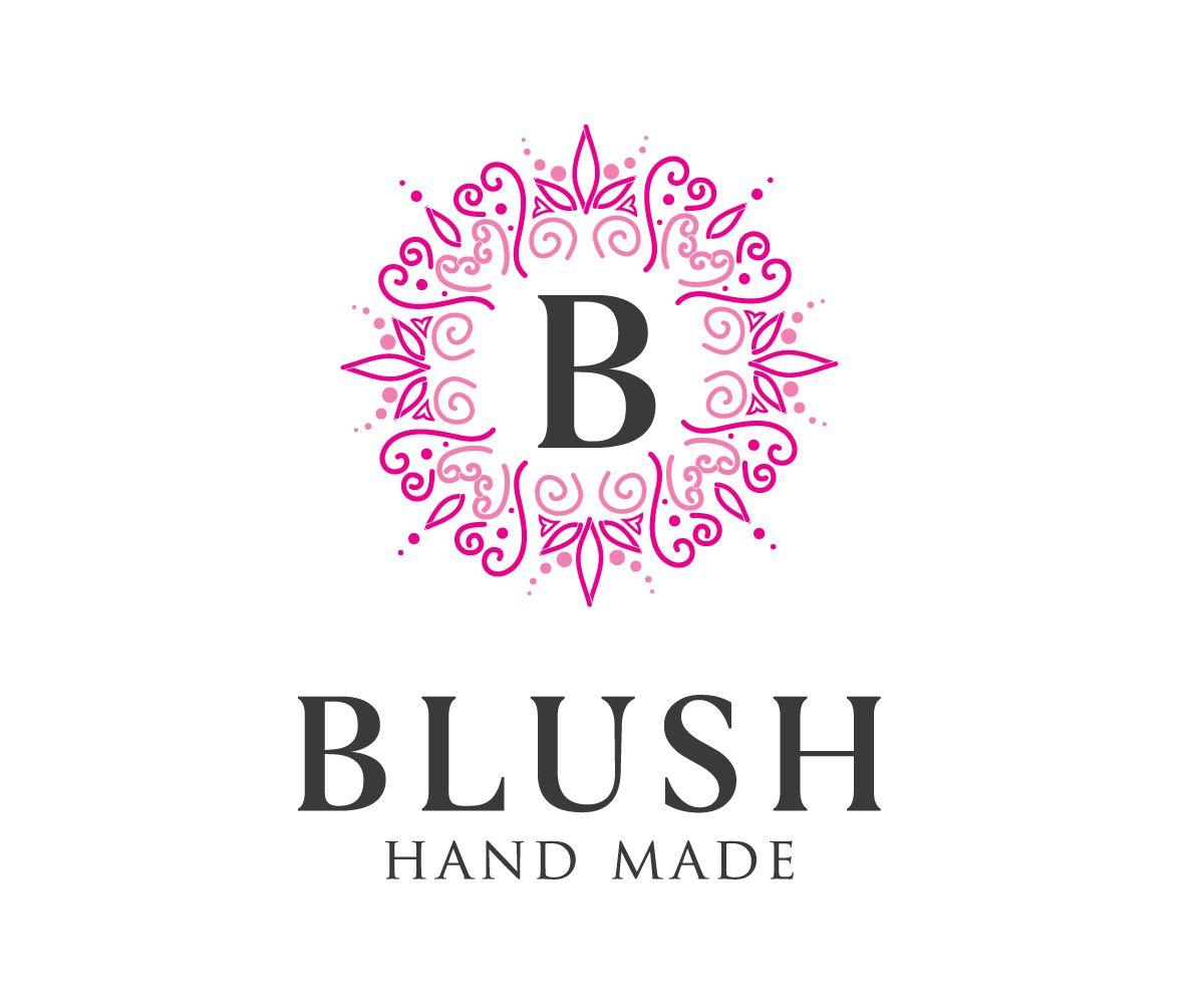 Blush Logo - Upmarket, Personable, Home And Garden Logo Design for blush handmade