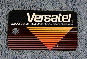 Vintage Bank of America Logo - Vintage Bank of America Versatel Key Chain Keychain Money ...