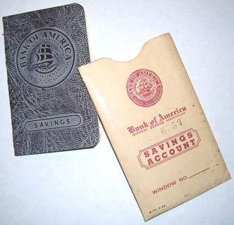 Vintage Bank of America Logo - Free: Vintage 1948 Bank of America Savings Account Book - Antiques ...