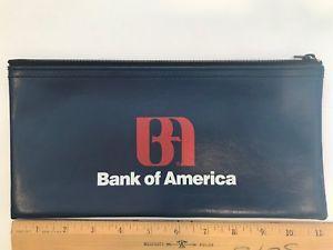 Vintage Bank of America Logo - Brand New Vintage Bank of America Zipper Money Deposit Bag ...