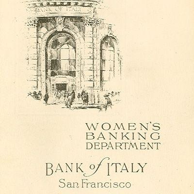 Vintage Bank of America Logo - Every woman's bank from Bank of America