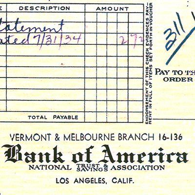 Vintage Bank of America Logo - Building a small world from Bank of America