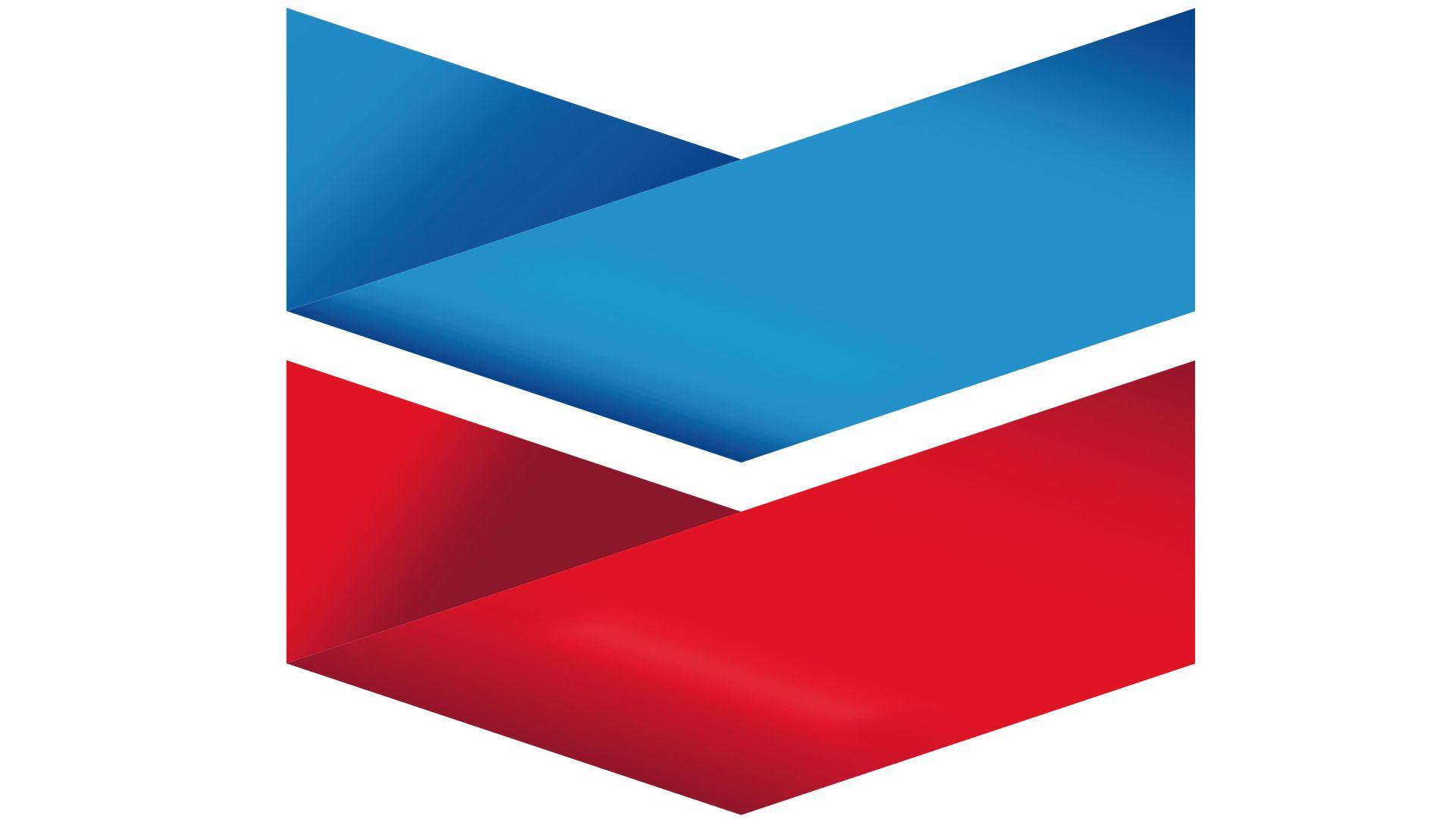 Blue and Red Chevron Logo - Chevron Logo, Chevron Symbol, Meaning, History and Evolution
