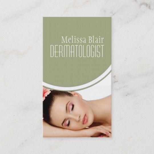 Clear Skin Dermatology Logo - Clear Skin Dermatologist Facial Massage Spa Business Card | Zazzle.co.uk