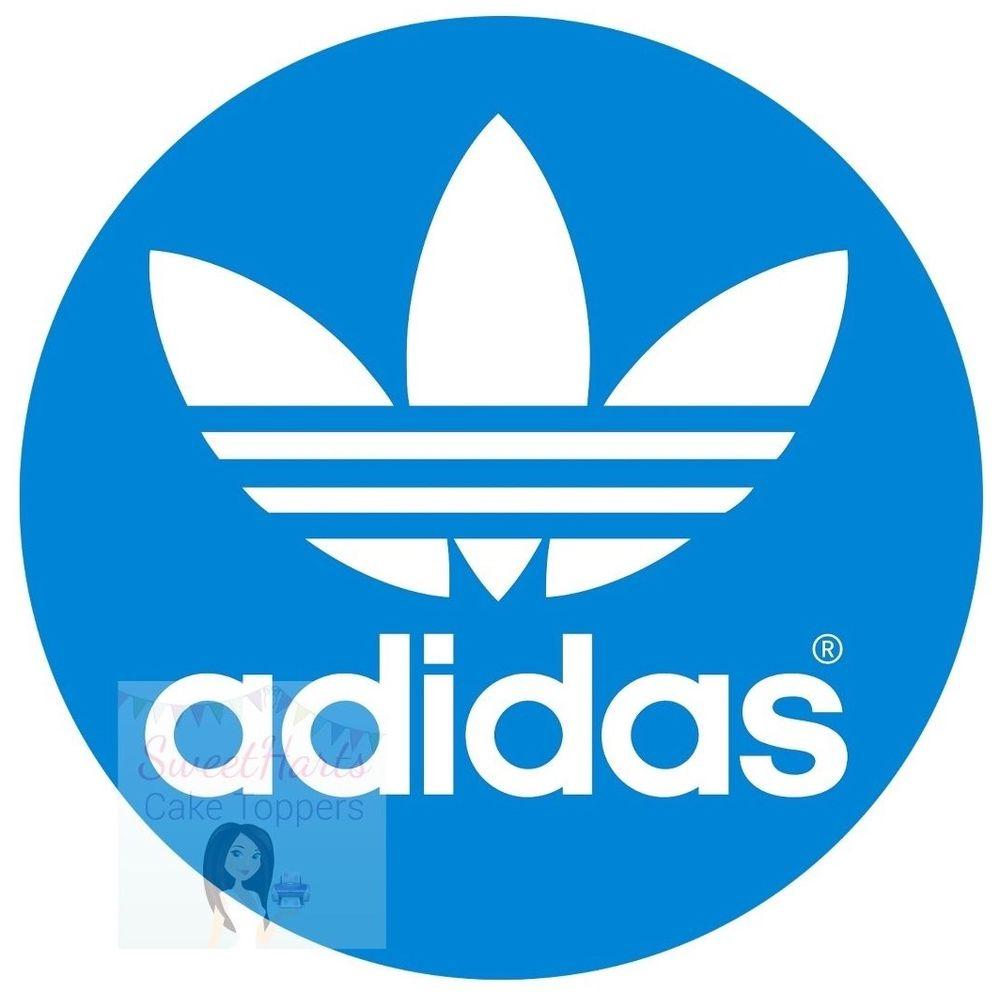 Adidas Originals Logo - ADIDAS ORIGINALS LOGO CAKE TOPPERS CAKE DECORATION ICING SHEET ICING