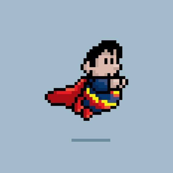 8-Bit Superhero Logo - 8-Bit Superheroes | Eureka Concept Store - Comics and Superheroes ...
