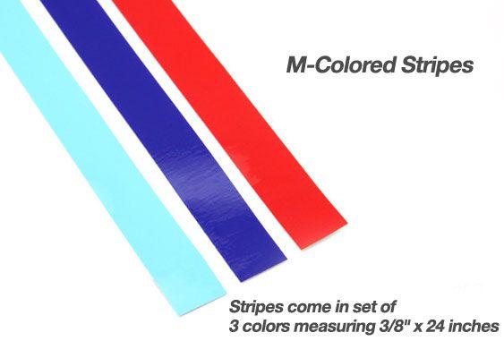 Colored Stripe Logo - Interior BMW M Colored Stripes