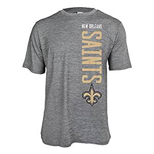 Gray Facebook Logo - Zubaz NFL New Orleans Saints Men's Tonal Gray Vertical Logo Tee ...