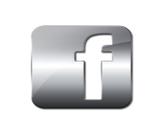 Gray Facebook Logo - Facebook Logo Glass 3d Png Hd