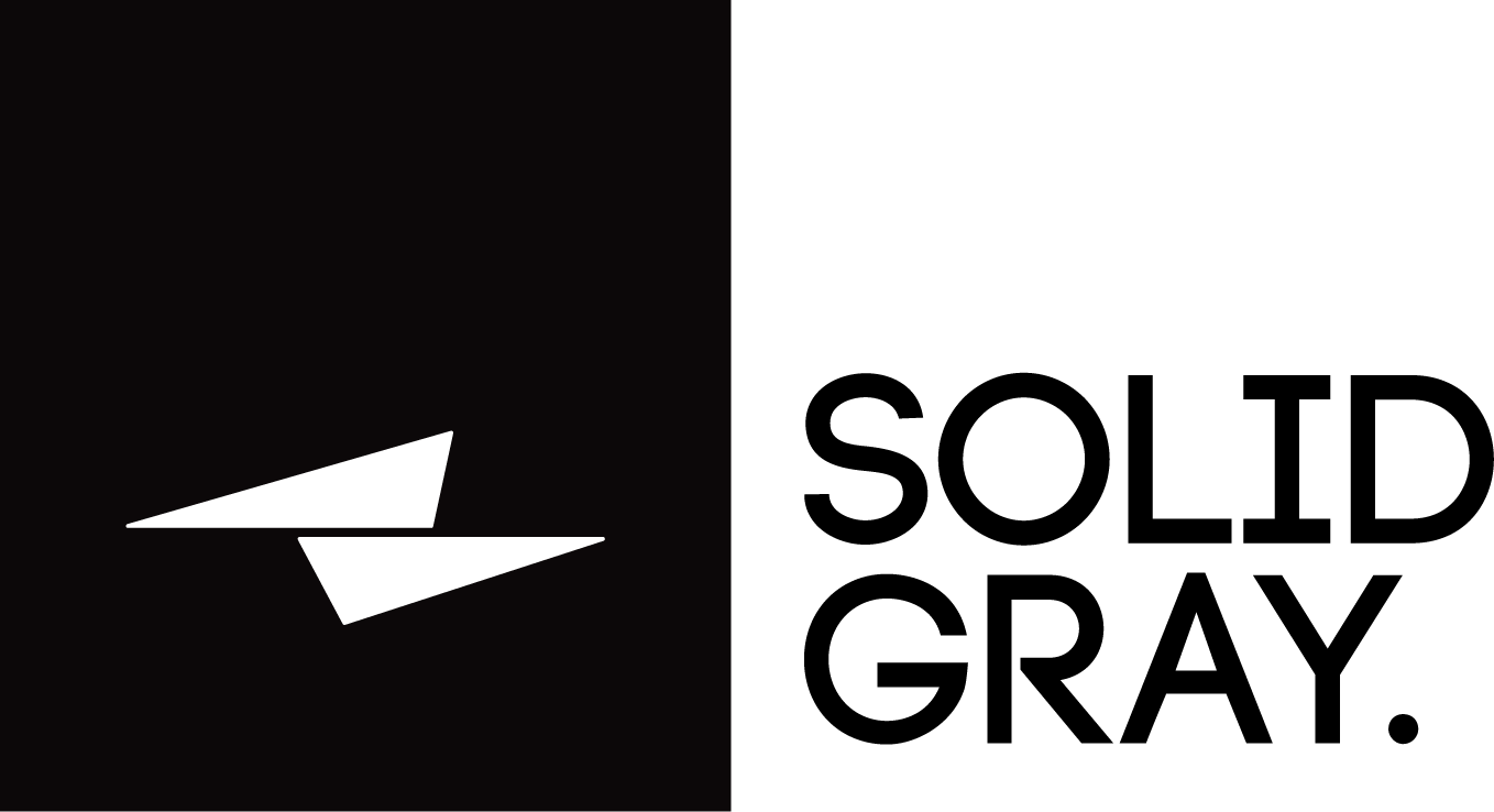 Gray Facebook Logo - SOLID GRAY hard-shell backpacks
