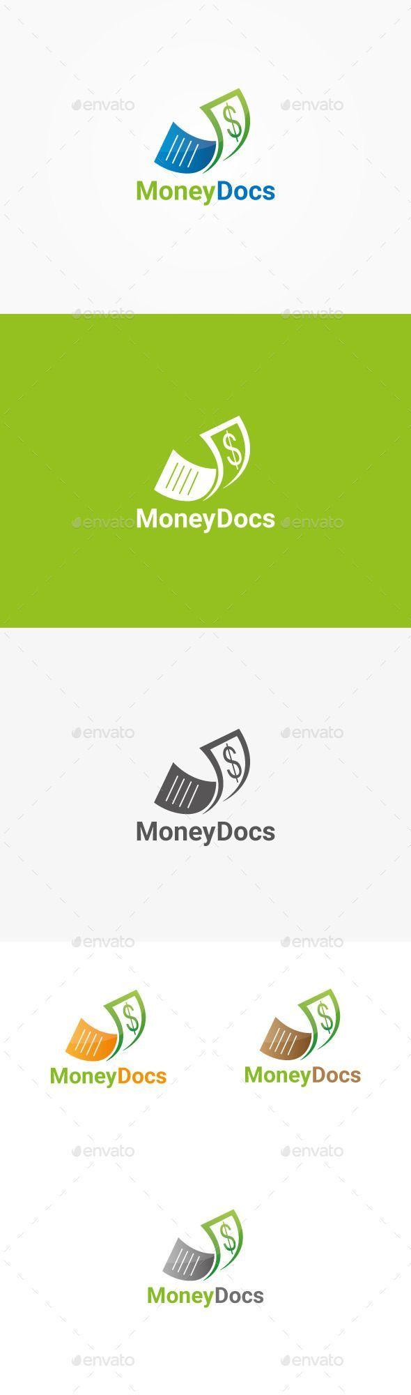 Money Logo - Pin by LogoLoad on Object Logos | Logo design, Logo templates, Logos
