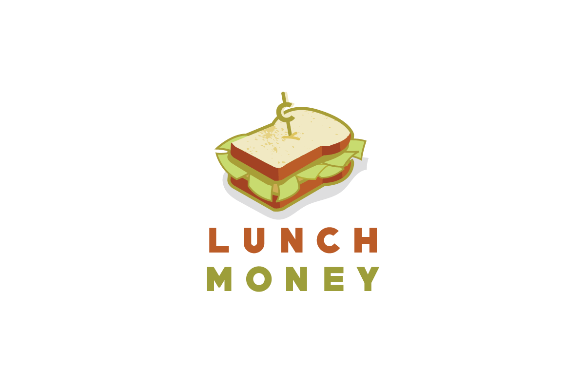 Money Logo - Lunch Money – Sandwich Money Logo Design | Logo Cowboy