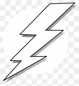 Sideways Lightning Bolt Logo - Comic Lightening - Black And White Lightning Bolt - Free Transparent ...