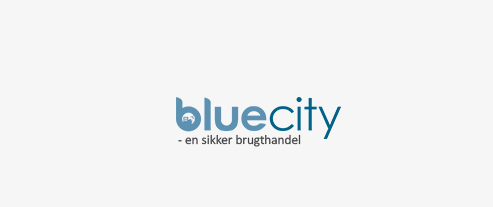 Blue City Logo - Brugte MacBooks og brugte iPhones på nettet