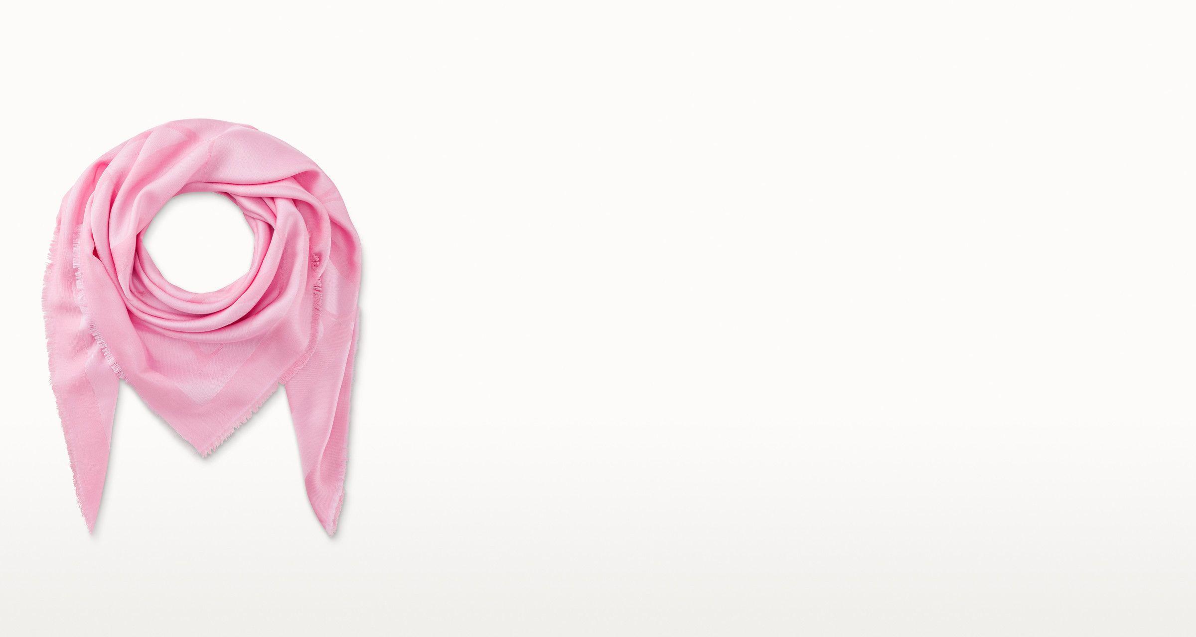 Escada Logo - Wool Silk Logo Scarf | ESCADA US