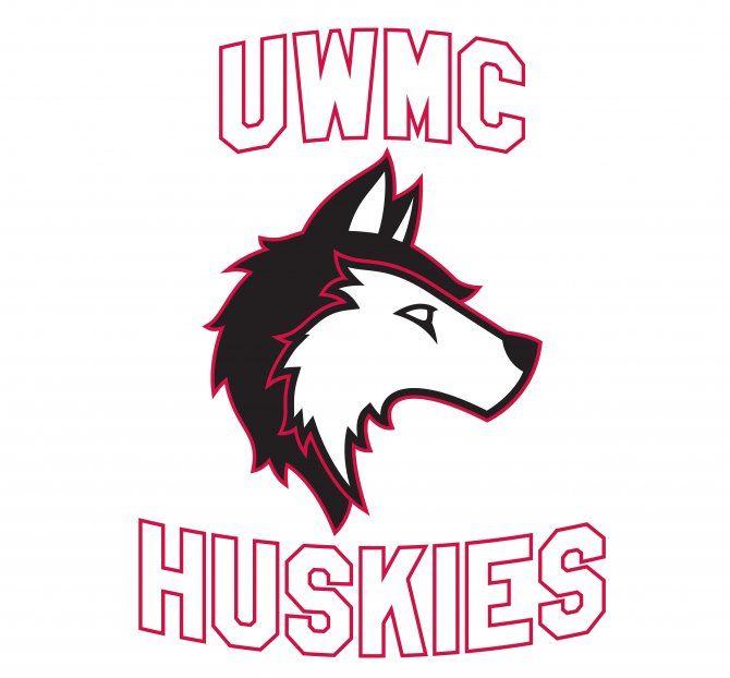 Red White and Animal Logo - UW Marathon County Husky Logo. University Of Wisconsin Marathon County