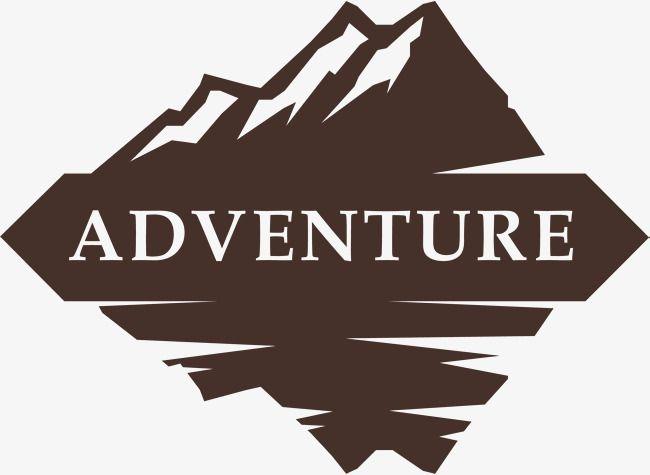 Mountain Reflection Logo - Adventure Mountain Vector, Black, Hillside, Reflection PNG Image and ...
