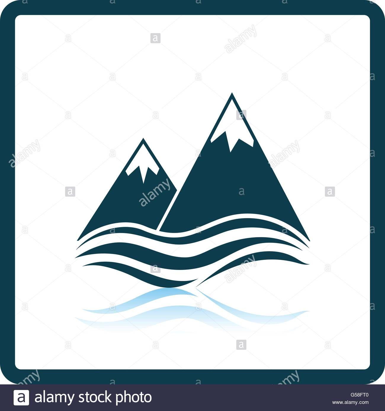 Mountain Reflection Logo - LogoDix