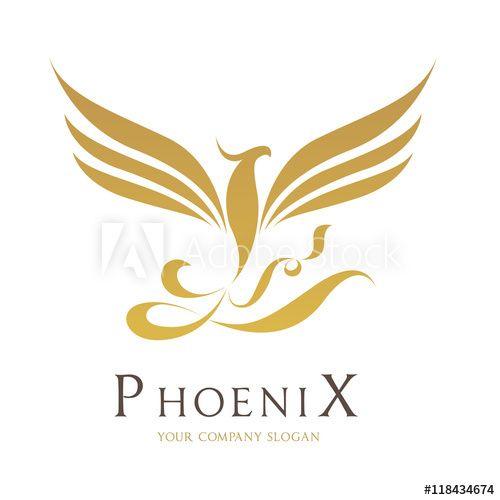 Phoenix Bird Company Logo - Phoenix Bird logo template - Buy this stock vector and explore ...