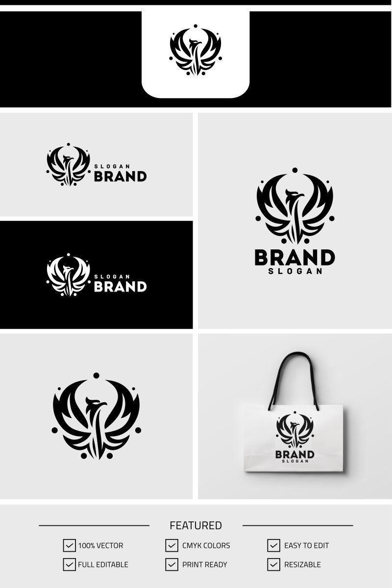 Phoenix Bird Company Logo - Phoenix Logo Template | Backgrounds | Pinterest | Logo templates ...